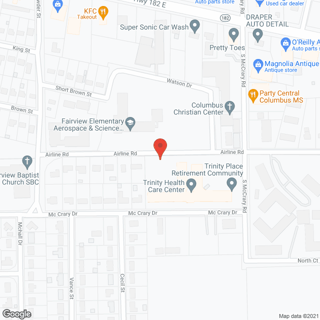 Trinity Healthcare Ctr in google map