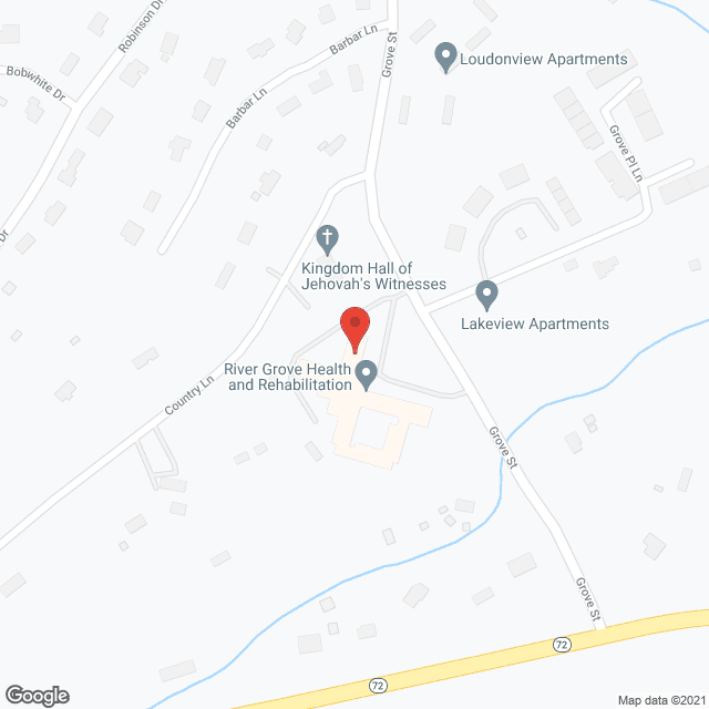 Kindred Loudon Healthcare Center in google map