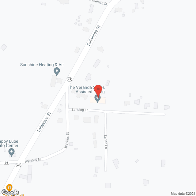 The Veranda at Lake Martin in google map