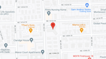 AHEPA Senior Living North Miami in google map