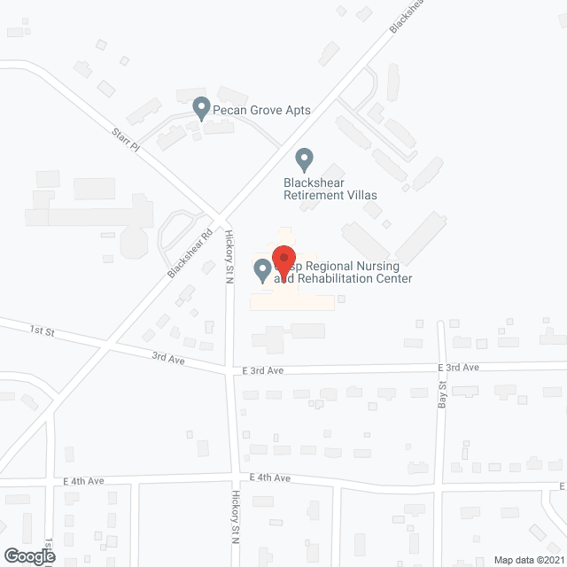 Crisp Regional Nursing & Rehab in google map