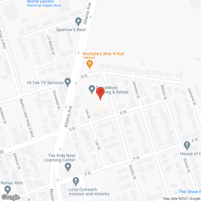 Gracemore Nursing Ctr in google map