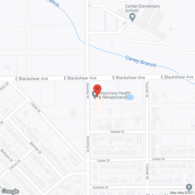 Waycross Health & Rehab Ctr in google map