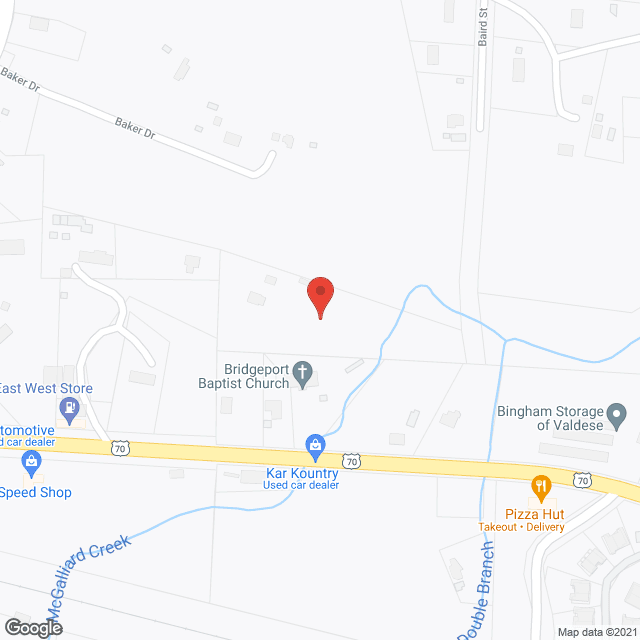 Asheville Health Care Ctr in google map