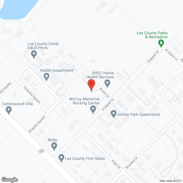 Mc Coy Memorial Nursing Ctr in google map