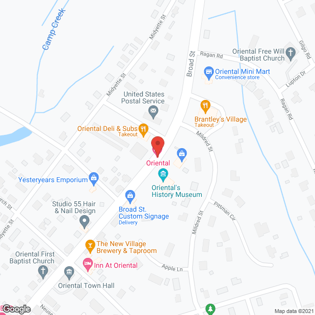 College Pines Nursing Ctr in google map