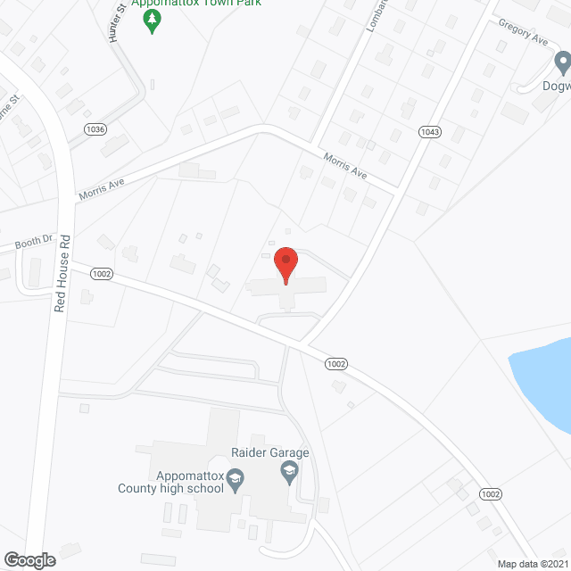 Appomattox Health Care Ctr in google map