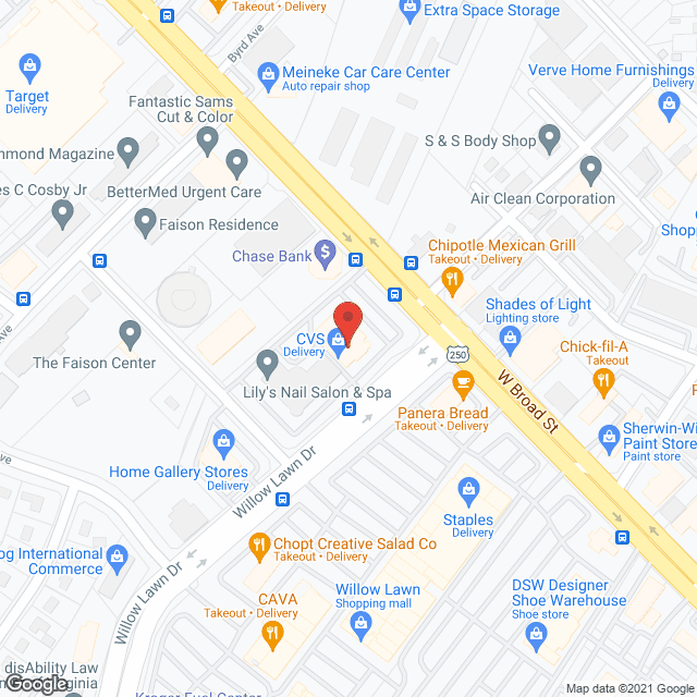 Family Care Inc in google map