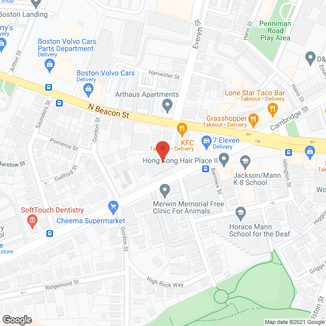 Allston Nursing Home in google map