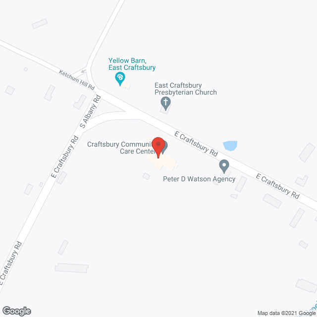 Craftsbury Community Care Ctr, Inc. in google map