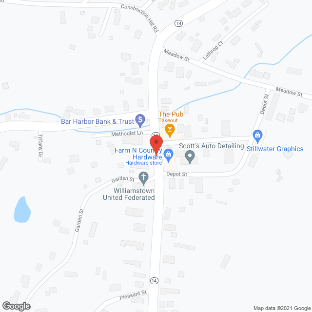 Williamstown Gardens in google map