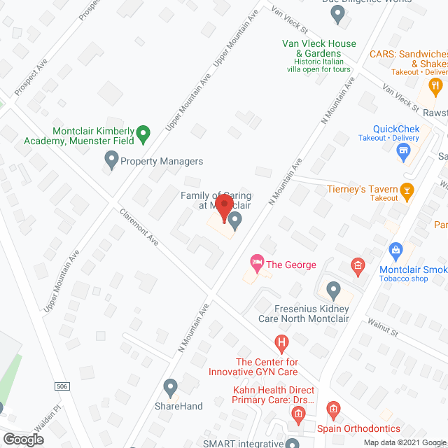 Family of Caring at Montclair in google map