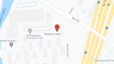 Meadow Lakes in google map