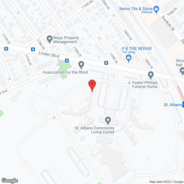 Veterans Nursing Home in google map