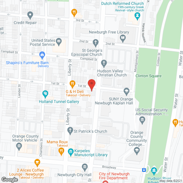 Amos and Sarah Holden Home in google map