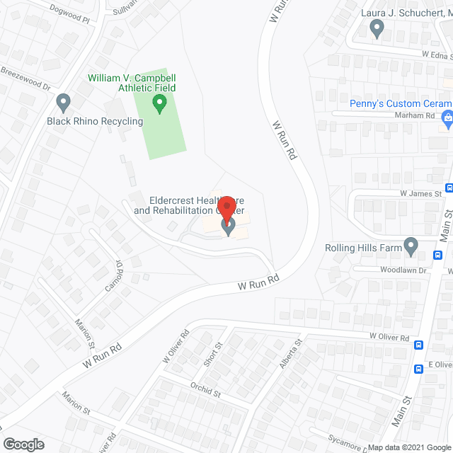 Eldercrest Nursing Ctr in google map