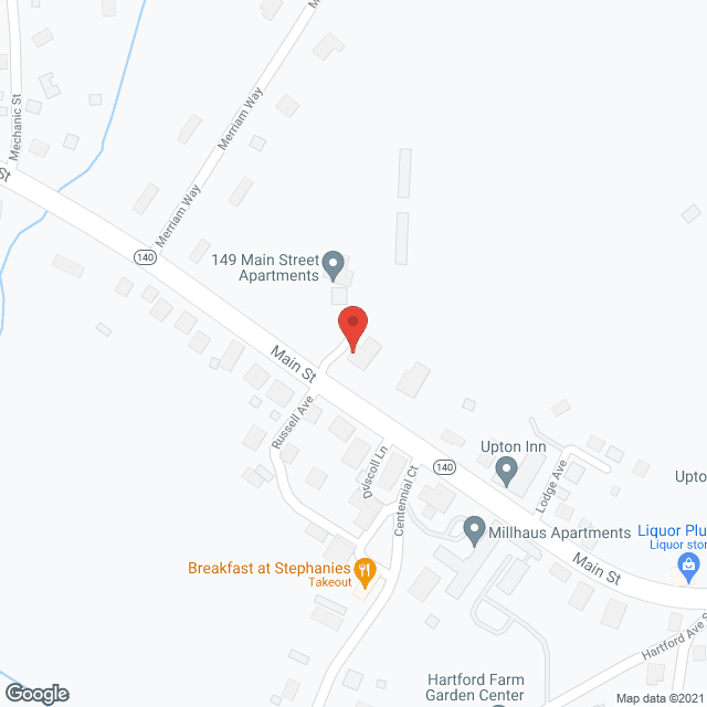 Upton Nursing Ctr in google map