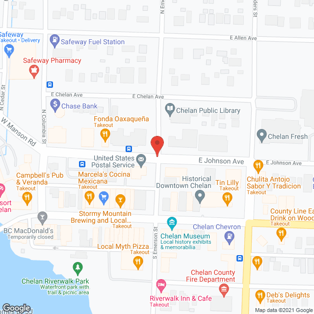 Lake Chelan Community Hospital in google map