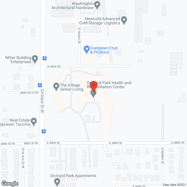 Orchard Park Health & Rehab by Genesis in google map