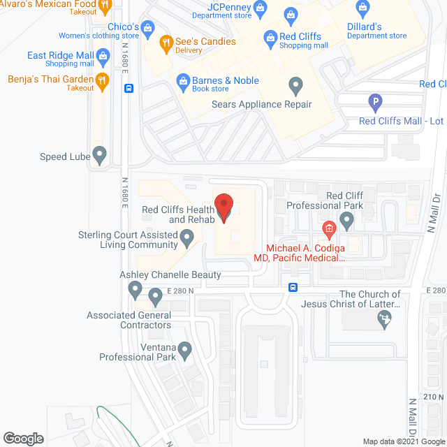 Red Cliffs Regional Rehab Ctr in google map