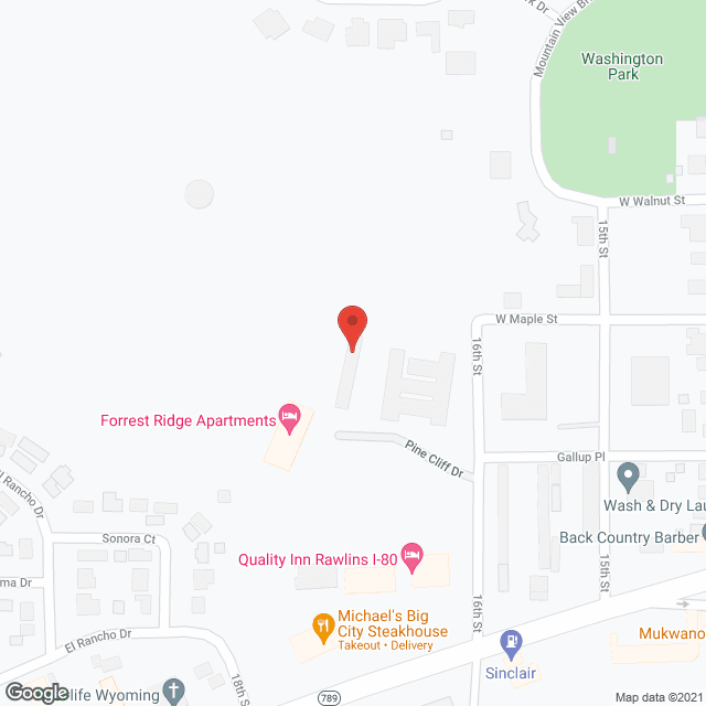 South Central Wyoming Healthcare and  Rehabilitation in google map