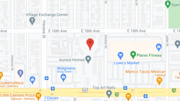 Aurora Homes in google map