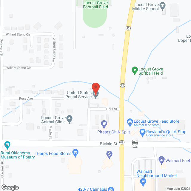 Locust Grove Care Centere in google map