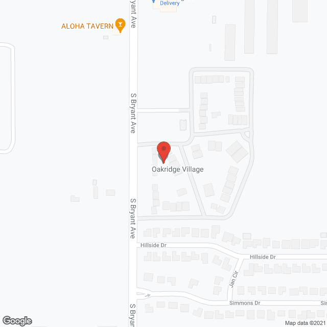 Oakridge Village in google map