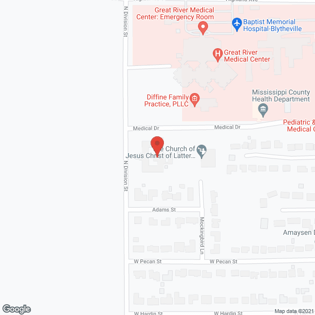 Blytheville Nursing in google map