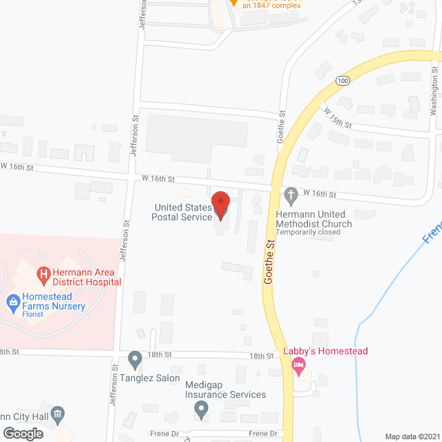 Frene Valley Health Ctr in google map