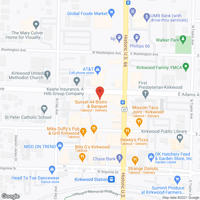 Corum Health Svc in google map