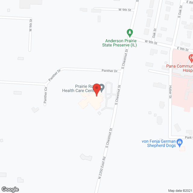 Prairie Rose Health Care Ctr in google map