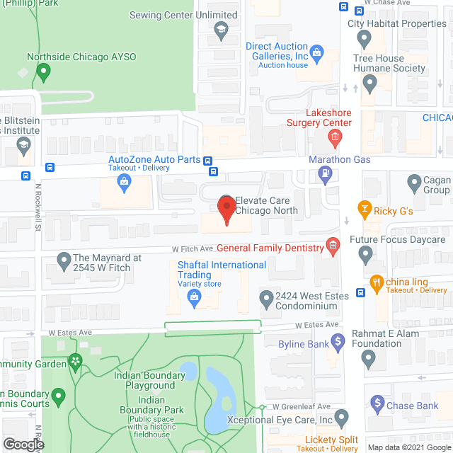 Glencrest Nursing & Rehab Ctr in google map