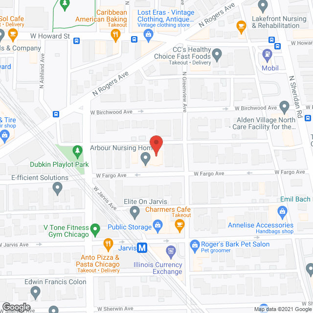 Arbour Health Care Ctr Ltd in google map