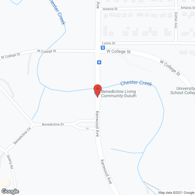 Benedictine Living Community Duluth in google map