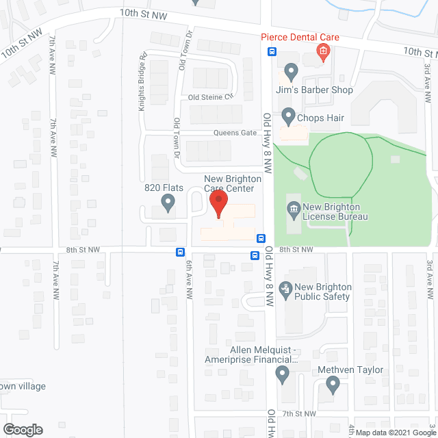New Brighton Care Center in google map