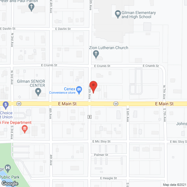 Zastrow Care Ctr Inc in google map