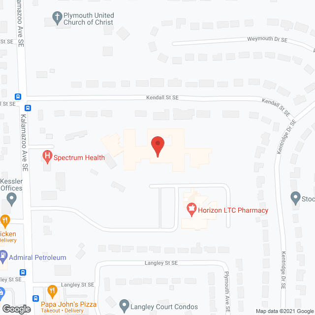 Spectrum Health Contg Care Grp in google map