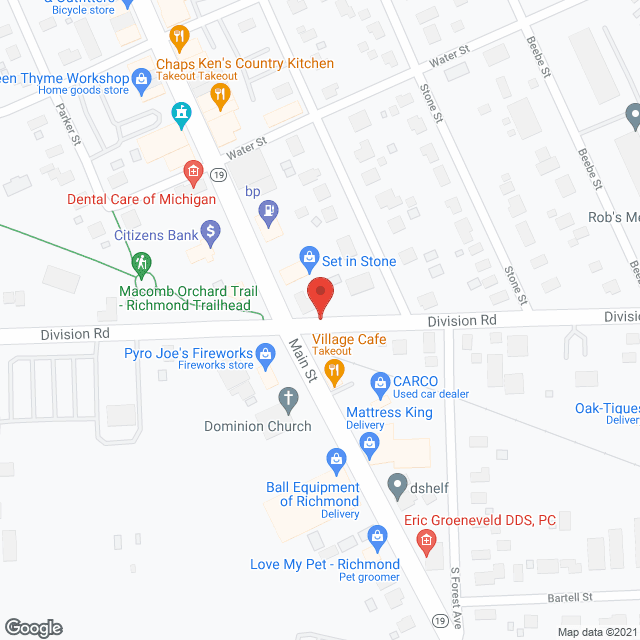 Richmond Pines Senior Rsdnc in google map