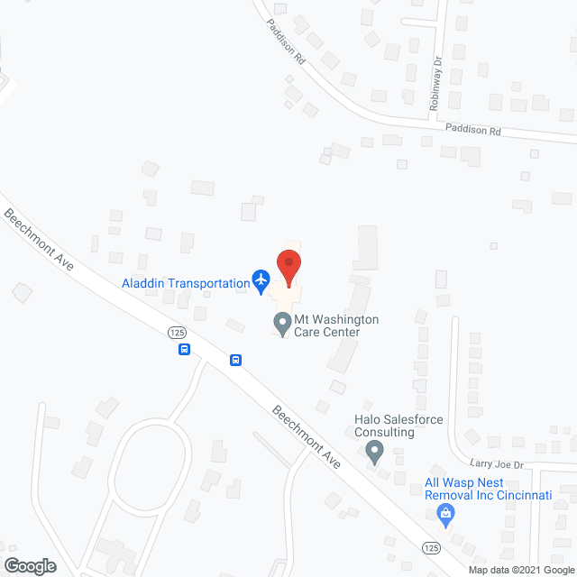 Mt Washington Care Ctr in google map