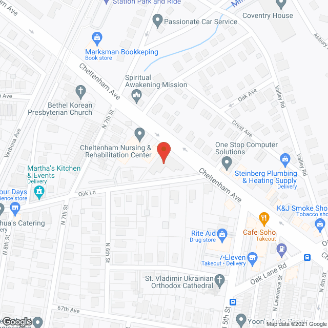 Cheltenham Nursing & Rehab Ctr in google map