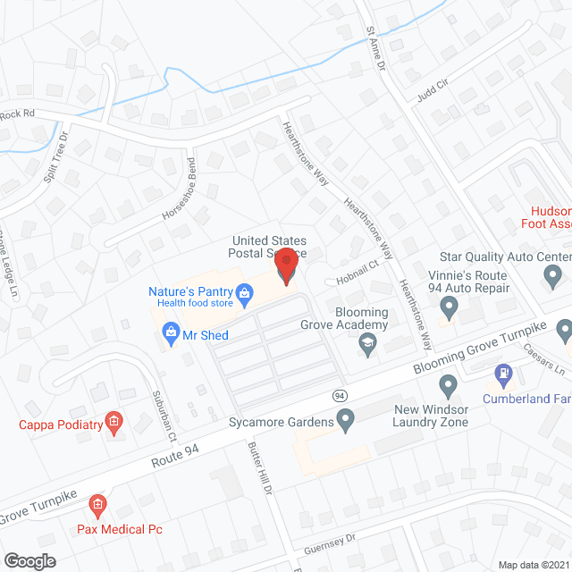 New Windsor Townhouse in google map