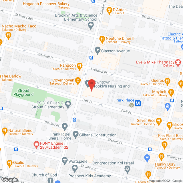 Center for Nursing & Rehabilitation Inc in google map