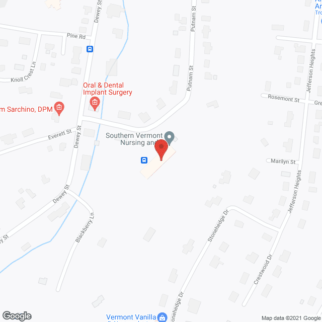 Bennington Health & Rehab Ctr in google map