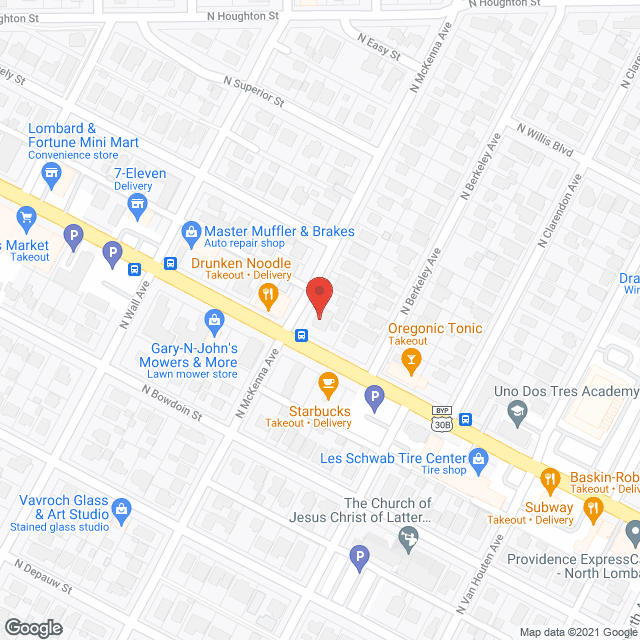 Donham Home in google map