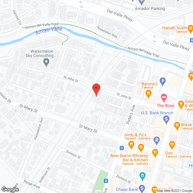 Pleasanton Guest Home in google map