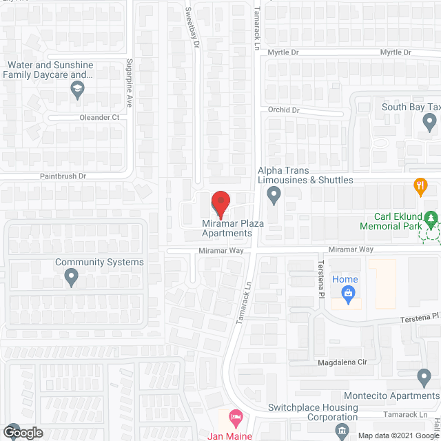 Miramar Plaza Apartments in google map