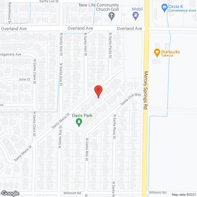 Westside Elderly Care in google map