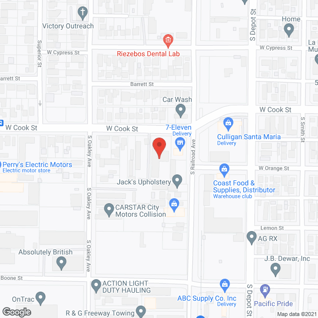 Santa Maria Care Ctr in google map