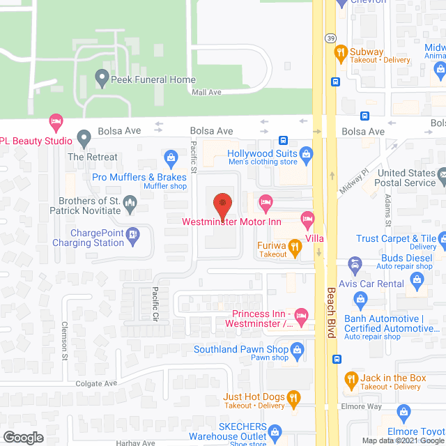 Pacific Terrace Apartments in google map